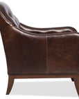 CC - Belvedere Tufted Lounge Chair - Dark Brown