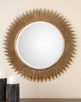 Marlo - Round Mirror - Gold