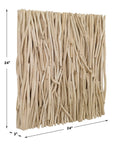Gathered Teak - Square Wood Wall Decor