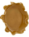 Golden Crest Ruffle - Indoor-Outdoor Bowl - Brown