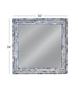 Mabrey - Wall Mirror - Blue