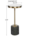 Laurier - Mirrored Accent Table - Gold