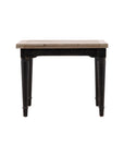 Elaine - Extension Dining Table - Black / Light Brown