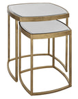 Vista - Nesting Tables Set of 2 - Gold