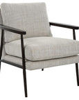 Sebastian - Cast Iron Accent Chair - Gray