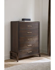 Mercer Street - Chest 5 Drawer - Dark Roast