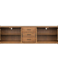 Lincoln - Large Entertainment Base - Warm Walnut