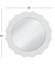 Altair - Wall Mirror - Glossy White