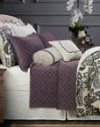 Augusta Toile - Queen Duvet Cover - White / Black