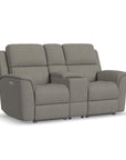 Henry - Power Reclining Loveseat With Console & Power Headrests & Lumbar