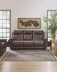 Ranger - Power Reclining Sofa With Console, Power Headrest, Lumbar, Heat & Massage