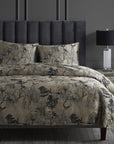 Pastoral Jacquard - Queen Duvet Cover Set (Set of 3) - Champagne