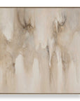 Embark - Hand Painted Abstract Canvas - Black / Brown / Gray / Woodtone