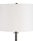 Tallarico - Brass & Marble Floor Lamp - Black / Bronze / Brown