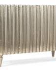 Melange - Mackenna 2-Door Chest - Pearl Silver