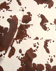 Elsa Cowhide - Twin 200TC Cotton Cowhide Sheet Set Set of 3 - Chocolate
