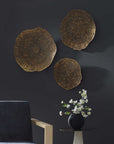 Radiance - Metal Wall Decor Set of 3 - Gold