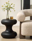 Robles - Outdoor Accent Table - Black