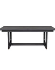 Waterfall - Rectangular Dining Table - Deep Ebony