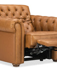 MS - Glover Power Recliner With Power Headrest - Brown