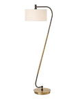 Irwin - Floor Lamp - Curved Brass