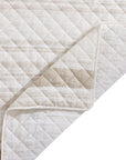 Mystic Stripe - King Cotton Gauze Quilt Set Set of 3 - Taupe