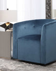 Mallorie - Swivel Chair - Blue