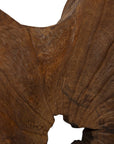 All Teak Bowl - Dark Brown