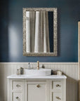 Evelina - Leaves Mirror - Silver