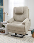 Zecliner Model 2+ - Power Lift Recliner With Power Headrest, Lumbar, Heat & Massage