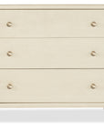 Archives - Raffia Three-Drawer Chest - Beige