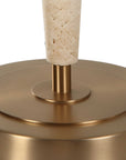 Palu - Travertine Table Lamp - Beige
