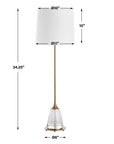 Alistair - Brass Buffet Lamp - Bronze