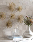 Aga - Gold Metal Wall Decor (Set of 3)