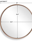 Torrado - Round Mirror - Bronze