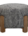 Jasper - Accent Ottoman - Exquisite Zebra