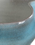 Blue Crest - Ceramic Bowl - Blue