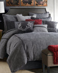 Hamilton - Twin Tweed Comforter Set Set of 3 - Gray