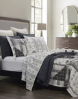 Patchwork Prairie - King Reversible Quilt Set (Set of 3) - Black
