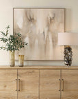 Embark - Hand Painted Abstract Canvas - Black / Brown / Gray / Woodtone