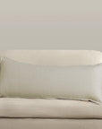 100% French Flax Linen - Long Lumbar Pillow - Natural