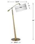 Kennett - Wooden Floor Lamp - Light Brown