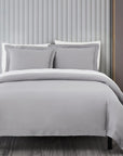 Lyocell - Queen Eucalyptus Duvet Cover Set Set of 3 - Gray