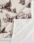 Campfire - White Pine Campfire Sherpa Throw 6 Per Carton - Tan