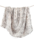 Ermine - Double-Sided Oversized Throw - White