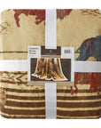 Campfire - Home On The Range Campfire Sherpa Throw 6 Per Carton - Multi Color