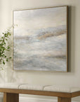 Say When - Hand Painted Canvas - Black / Blue / Brown / Gold / Gray / White