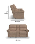Bernard - Loveseat With Nailhead Trim