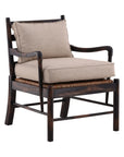 Paxton - Occasional Chair - Dark Brown / Beige