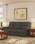 Bernard - Power Reclining Sofa With Console, Power Headrest, & Lumbar